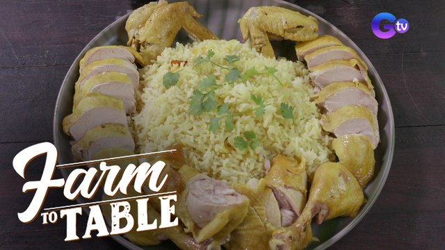 Farm To Table: Chef JR Royol cooks a Hainanese chicken inspired dish using turmeric!