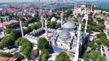 Sultanahmet Camii’nde yıllar süren çalışma tamamlandı! İşte yeni hali: Havadan görüntülendi