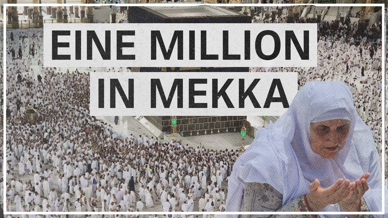 Eine Million Menschen pilgern nach Mekka
