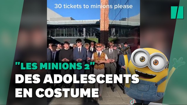 Les Minions 2: il était une fois Gru : des séances perturbées par des jeunes en costume