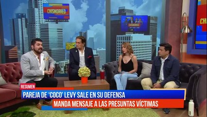 Esposa de 'Coco' Levy manda mensaje a las presuntas víctimas