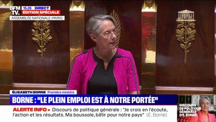 Élisabeth Borne: "Nous voulons transformer Pôle Emploi en France Travail"