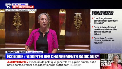 Élisabeth Borne: "Nous serons la première grande nation écologique à sortir des énergies fossiles"