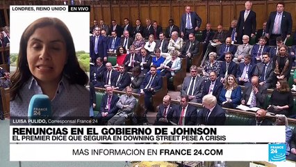 Informe desde Londres: Boris Johnson asegura que no renunciará a su cargo