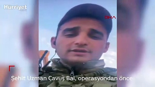 Şehit Uzman Çavuş Bal, operasyondan önce ‘helallik’ istemiş