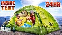 24 Hours Overnight In A Tent Challenge!  24 மணி நேரம் டெண்டுக்குள்!
