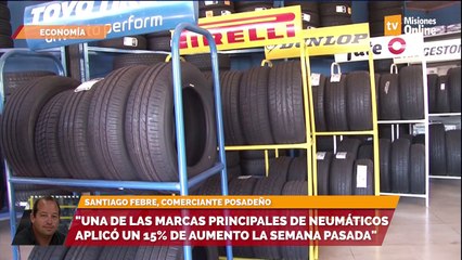 ¿Cómo está la venta de neumáticos en posadas?