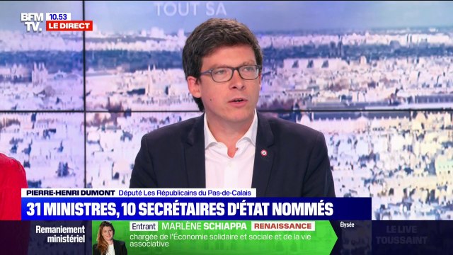 Pierre-Henri Dumont (LR): C'est un gouvernement qui ressemble plus à une fin de règne qu'à un début de quinquennat