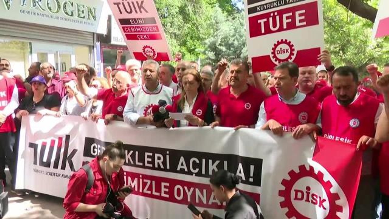 Disk Genel Başkanı Çerkezoğlu: "Tüik Gerçekleri Açıkla, İşçinin, Emekçinin Ekmeği ile Oynama"