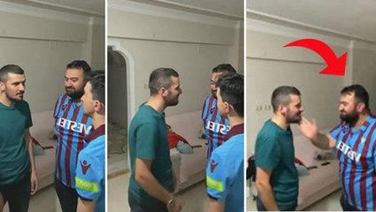 Trabzonsporlu gençler tokat düellosu yaptı, sona kalan kişinin surat ifadesine dikkat