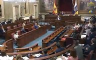 José Antonio Valbuena habla en el Parlamento de Canarias sobre le polémico PRUG