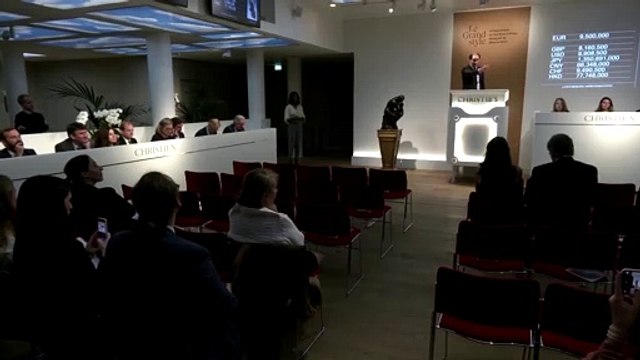 Bronze cast of Rodin's 'Thinker' fetches 10.7 mln euros at Paris auction