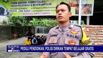 Seorang Polisi Buka Pusat Belajar untuk Masyarakat yang Putus Sekolah