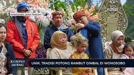 Unik, Tradisi Potong Rambut Gimbal di Wonosobo