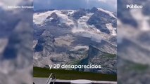 Al menos seis muertos y 20 desaparecidos por el desprendimiento de un glaciar en los Alpes italianos