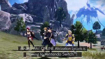 SWORD ART ONLINE Alicization Lycoris - Nintendo Switch Announcement Trailer
