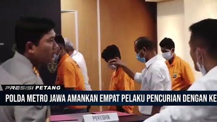4 Orang Pecurian HP Dikawasan Depok berhasil Dibekuk Polisi, Satu Orang Masih di Bawah Umur