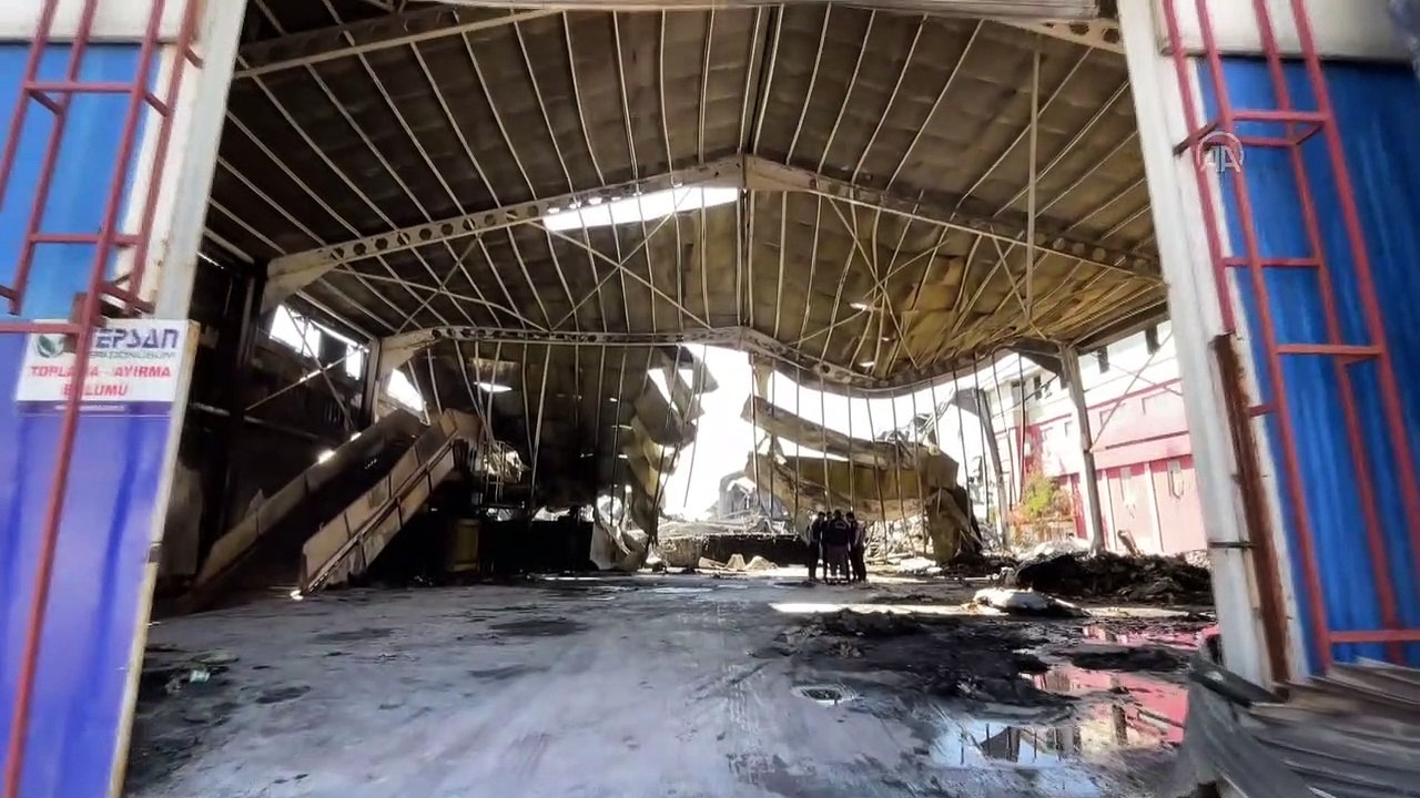 Kahramanmaraş'taki yangının verdiği hasar gün aydınlanınca ortaya çıktı