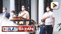 Pres. Marcos, pinulong ang mga opisyal ng Dep't of Agriculture; Pinangunahan din ang flag raising sa Malacañang