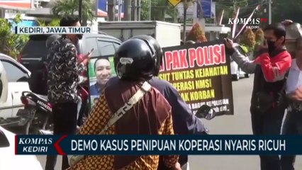 Unjuk Rasa Kasus Penipuan Koperasi Madu Klanceng Nyaris Ricuh
