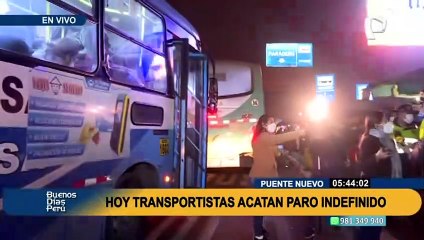Paro de transportistas Lima - Callao: servicio de buses se desarrolla con normalidad