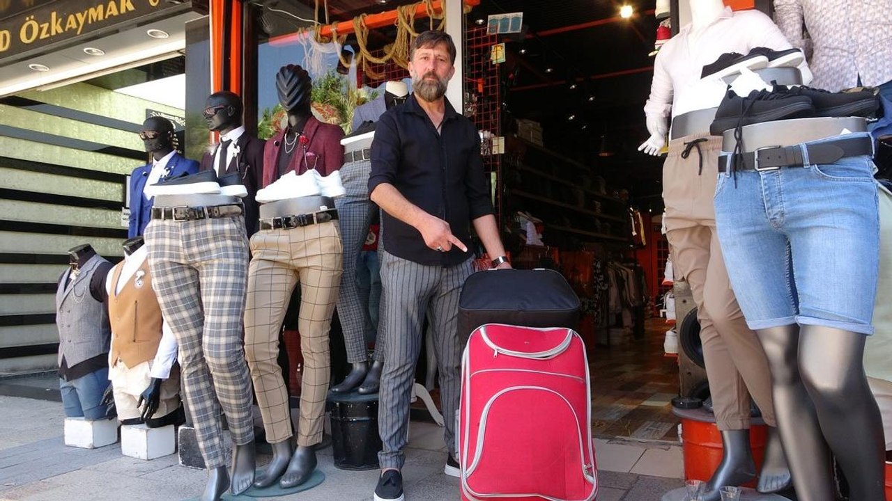 Her gün boş valizle gelip 200 bin liralık kıyafet çaldı
