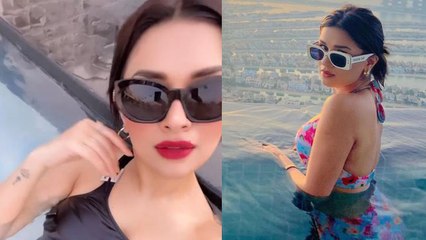 Avneet Kaur Monokini Bold Look Viral, Dubai में कर रही है... | Boldsky *Entertainment