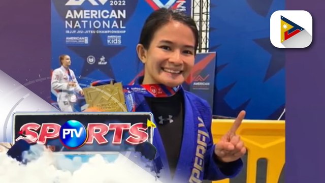 Meggie Ochoa, sumungkit ng ginto sa American jiujitsu tilt
