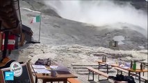 انهيار جبل جليدي في ايطاليا يوقع عددا من القتلى
