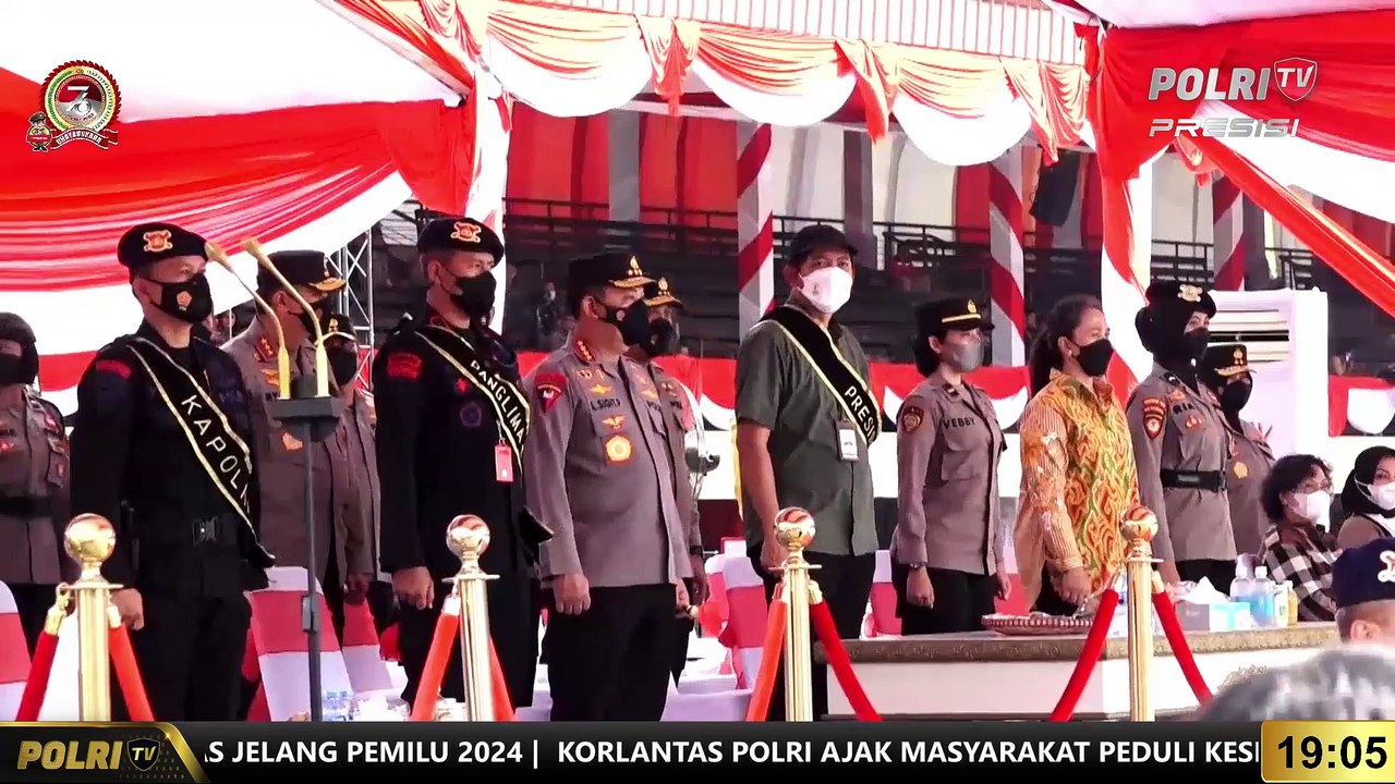 PRESISI UPDATE 19.00 WIB Gladi Upacara Hari Bhayangkara ke-76
