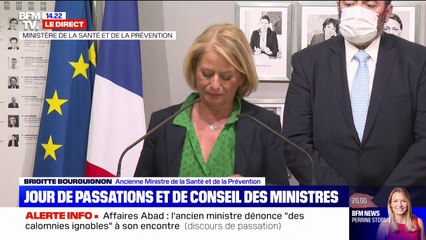 Brigitte Bourguignon: "C'est ma première défaite, elle est rude"