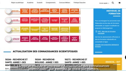 Tutoriel Second degré - EAFC