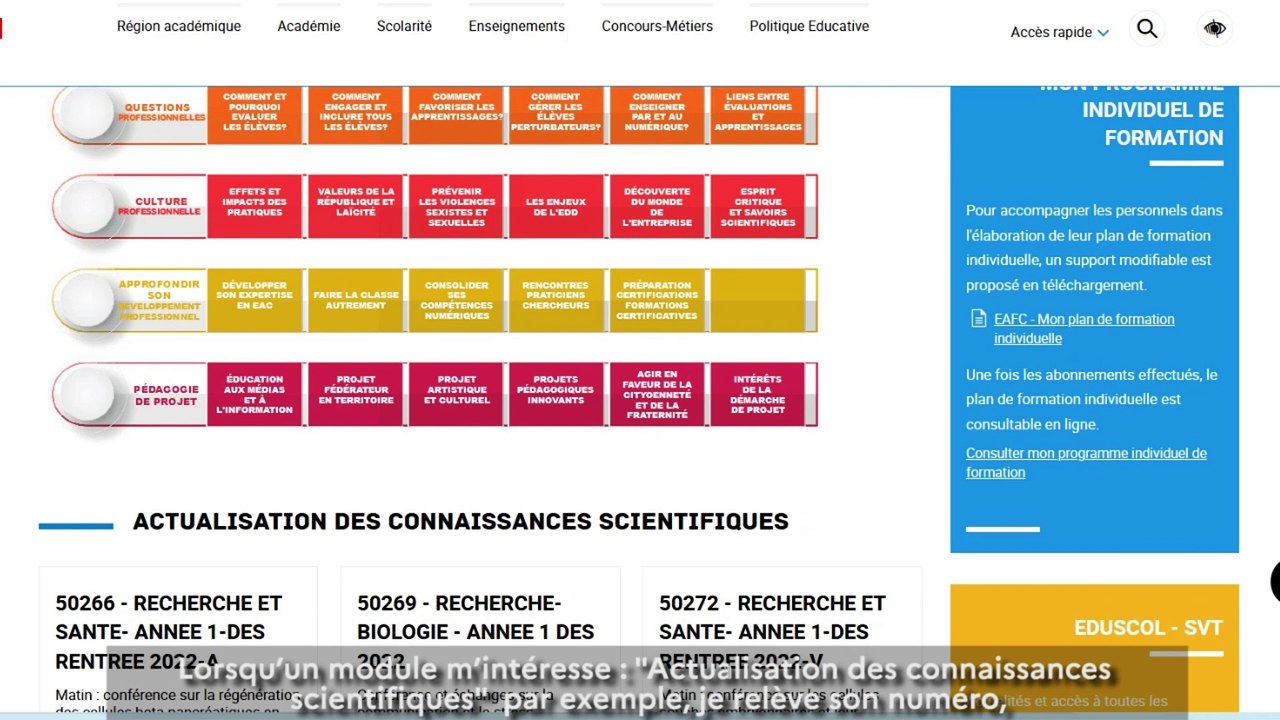 Tutoriel Second degré - EAFC