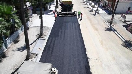 Fethiye'de Sıcak Asfalt Çalışmaları Başladı