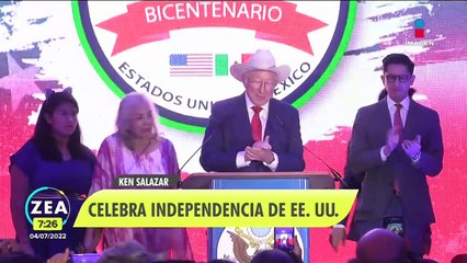 Ken Salazar celebra el aniversario de la Independencia de Estados Unidos
