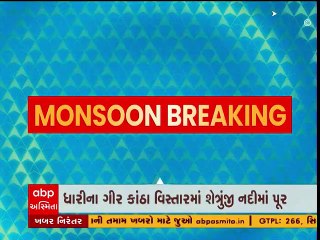 અમરેલી: મેકડા ગામે યુવક પાણીના પ્રવાહમાં તણાયો, સ્થાનિકોએ કર્યું રેસ્ક્યુ