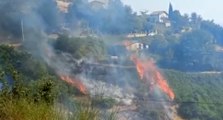 Serrone San Quirico (FR) - Incendio di vegetazione (04.07.22)