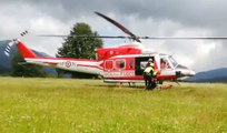 Aviano (PN) - Vigili del Fuoco, addestramento nucleo cinofili su elicottero (04.07.22)