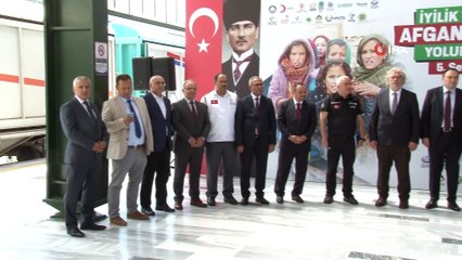 5. İyilik Treni törenle Afganistan’a uğurlandı