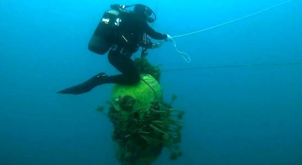 Porto Venere (SP) - Guardia Costiera rimuove vecchio impianto di piscicoltura dai fondali (04.07.22)