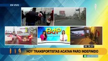 Paro de transportistas- Lima Norte: usuarios llegan hasta el Metropolitano con normalidad