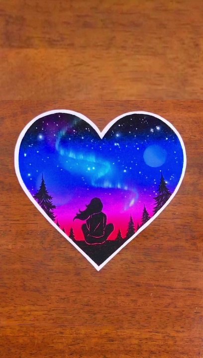 Beautiful & easy oil pastels, surpassing HEART drawing | Heart Drawing with mixing color, सुंदर और आसान तेल पेस्टल, दिल की ड्राइंग को पार करते हुए | मिक्सिंग कलर के साथ हार्ट ड्रॉइंग