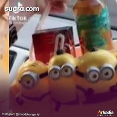 Bikin Gemas! Ini Reaksi Adik Melihat Kakak Pamer Beli Paket Minions dari Resto