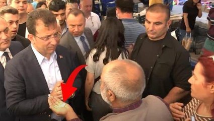 Cebinden bozuk paraları çıkaran vatandaşın yürek yakan sitemi! İmamoğlu ne diyeceğini bilemedi