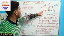 Triangle law of vector addition | Derivation of triangle law of vector addition | parallelogram law of vector addition