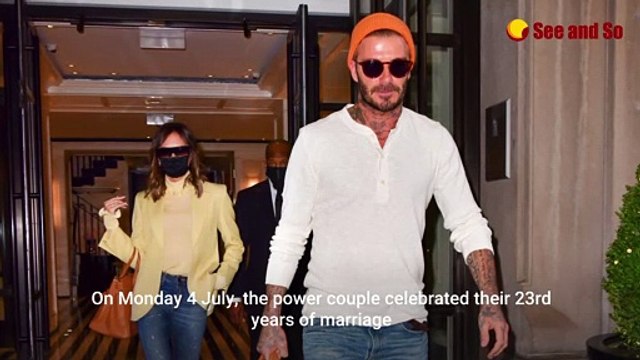 Victoria And David Beckham share romantic posts to celebrate 23 years Of marriage