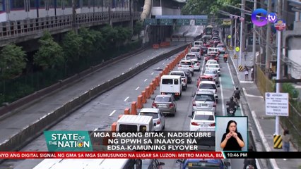 Download Video: Mga bagong bitak, nadiskubre ng DPWH sa inaayos na EDSA-Kamuning flyover | SONA