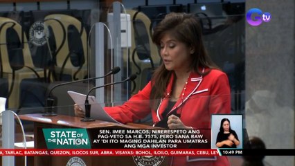 Pres. marcos, nag-veto ng H.B. 7575 na lilikha sana sa Bulacan Airport City Economic Zone | SONA