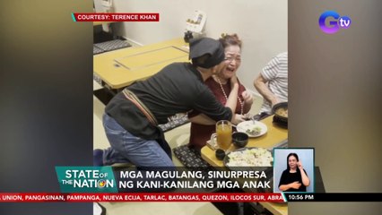 Mga magulang, sinurpresa ng kani-kanilang mga anak | SONA