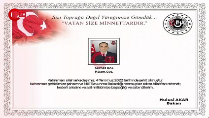 Pençe-Kilit Operasyonu’nda Düzceli uzman çavuş şehit oldu